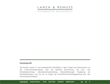 Tablet Screenshot of lanza-remuss.de